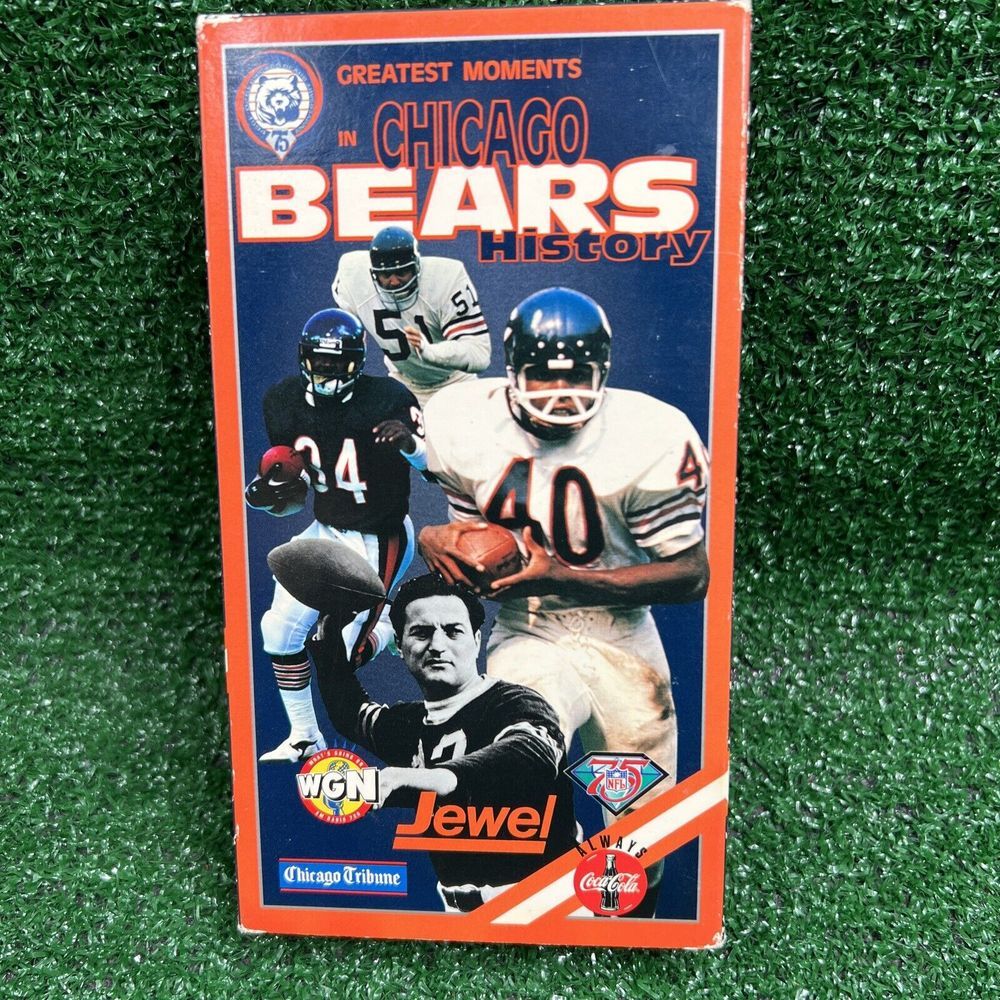 Greatest Moments in Chicago Bears History 1994 VHS Movie NFL Football